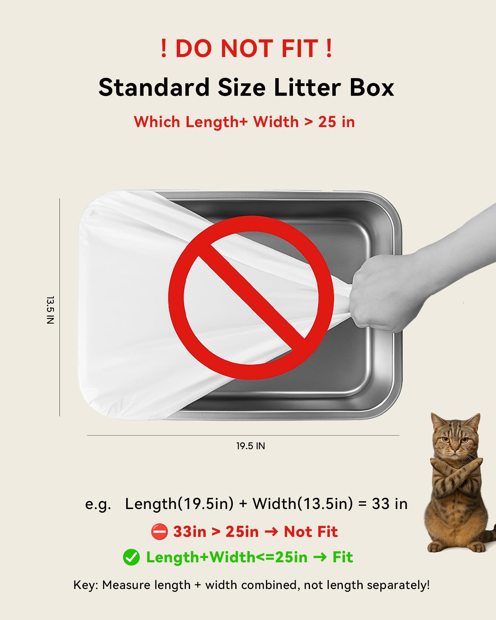 KropBom extra-large 25x11 inch liner demonstrates high-capacity waste containment