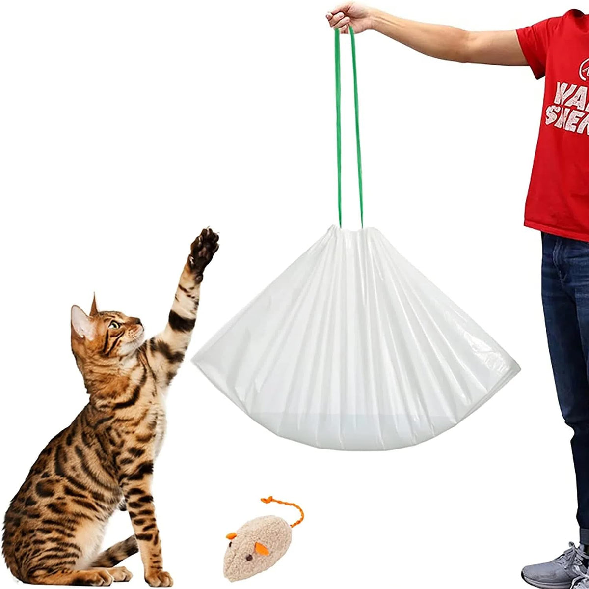 KropBom 36x16 litter liner with drawstring closure for quick disposal.