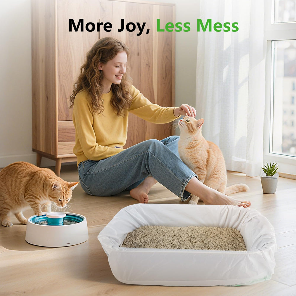 KropBom unscented liners keep the litter area fragrance-free.