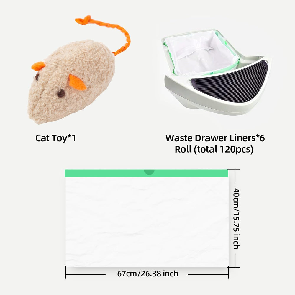 KropBom value pack includes six rolls and a catnip mouse