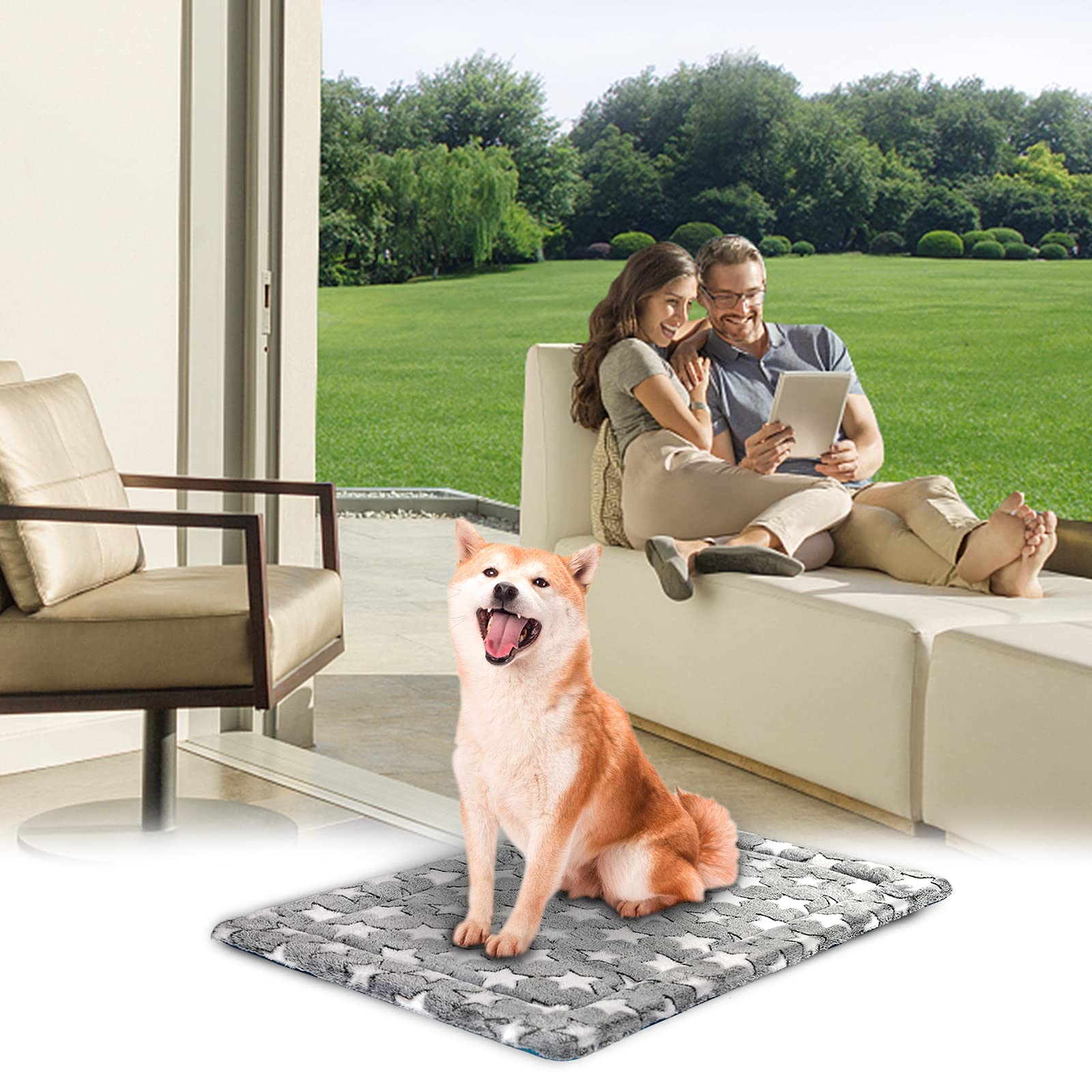 KROSER Fancy Crate Pad Bed vacuum-sealed packaging closeup, compact storage