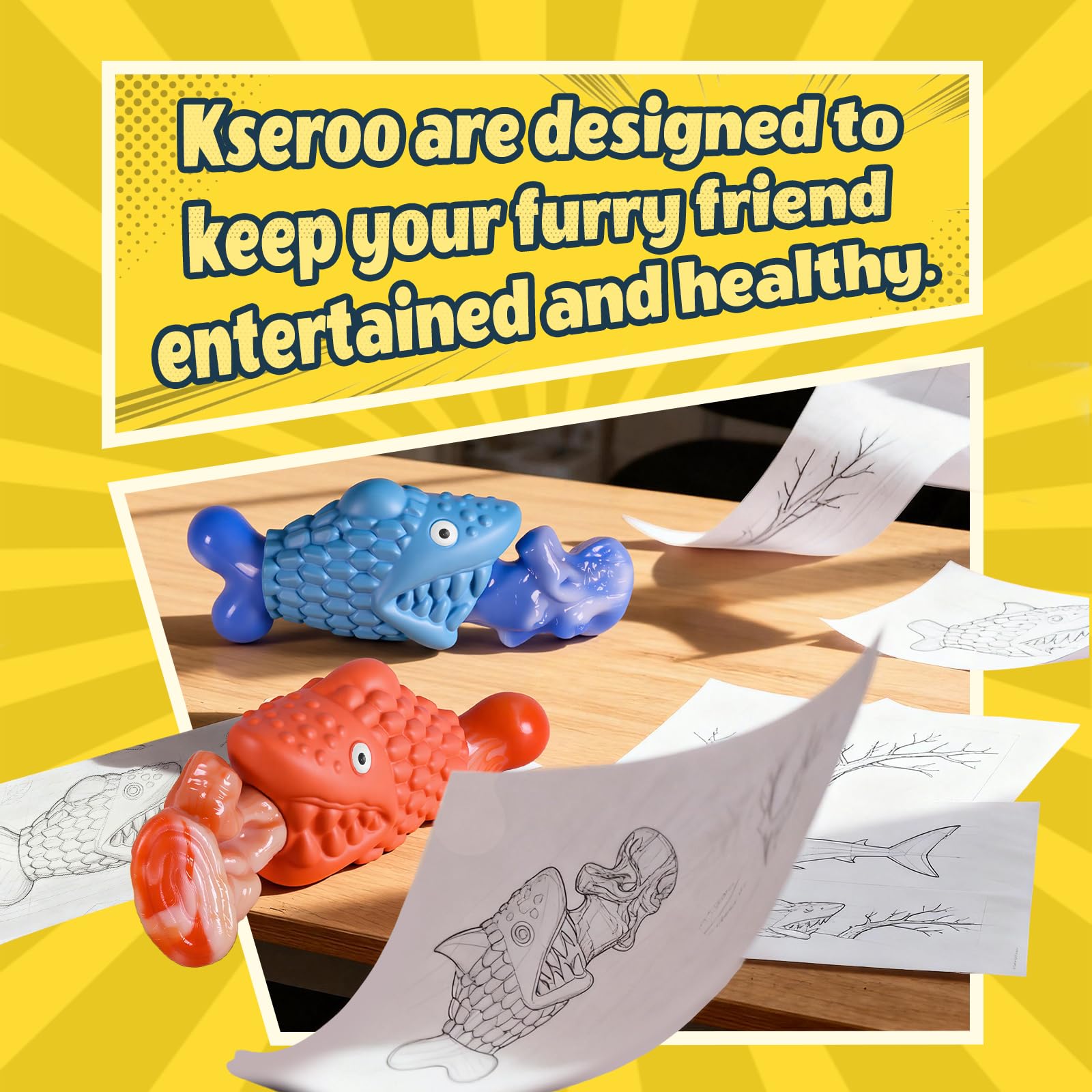 Kseroo gift-ready-pack image highlights ideal dog gift for holidays and special occasions.