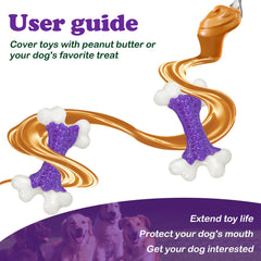 Kseroo indestructible bone toy for large breeds promotes focused chewing and jaw exercise.