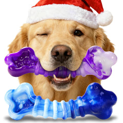 Kseroo indestructible dog toys 2-pack shown for heavy chewers