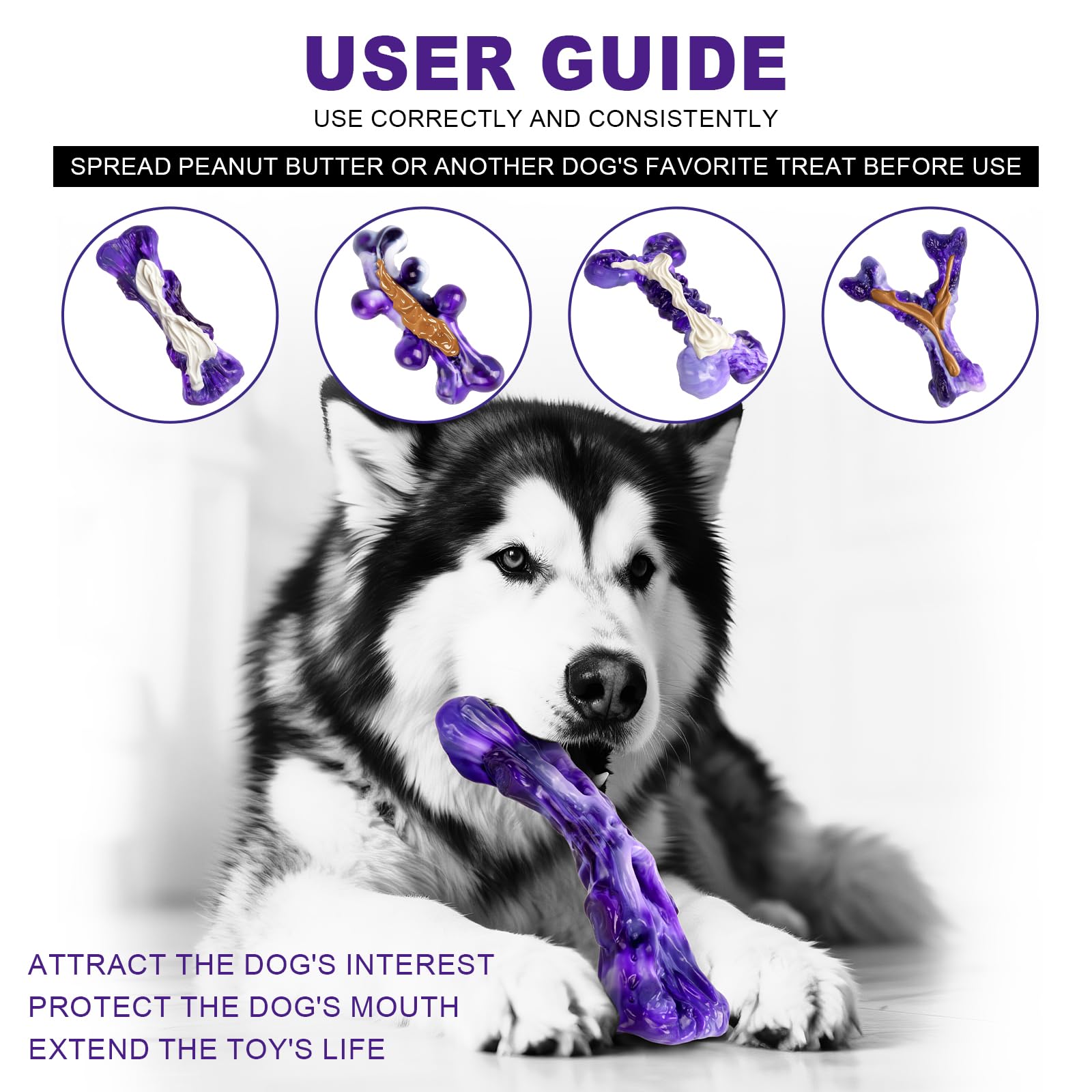 KSEROO X industrial-strength materials ensure trustworthy performance for powerful chewers.