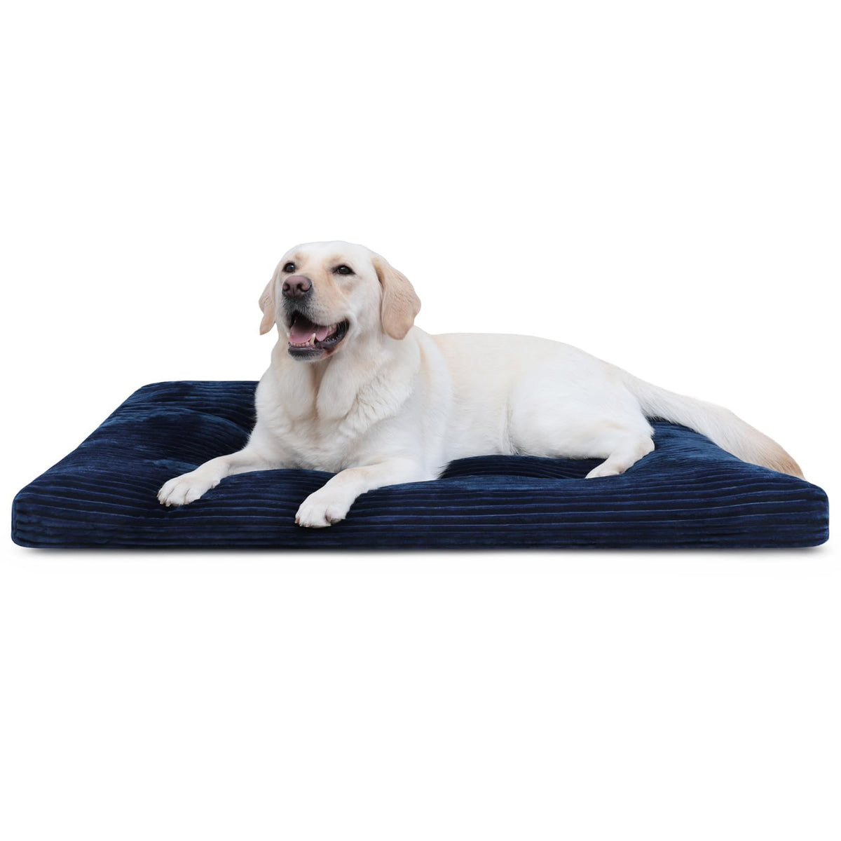 KSIIA dog crate bed with luxurious filling provides joint-supporting comfort for restful naps.