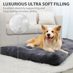KSIIA dog crate bed washable design stays clean after repeated machine or hand washing