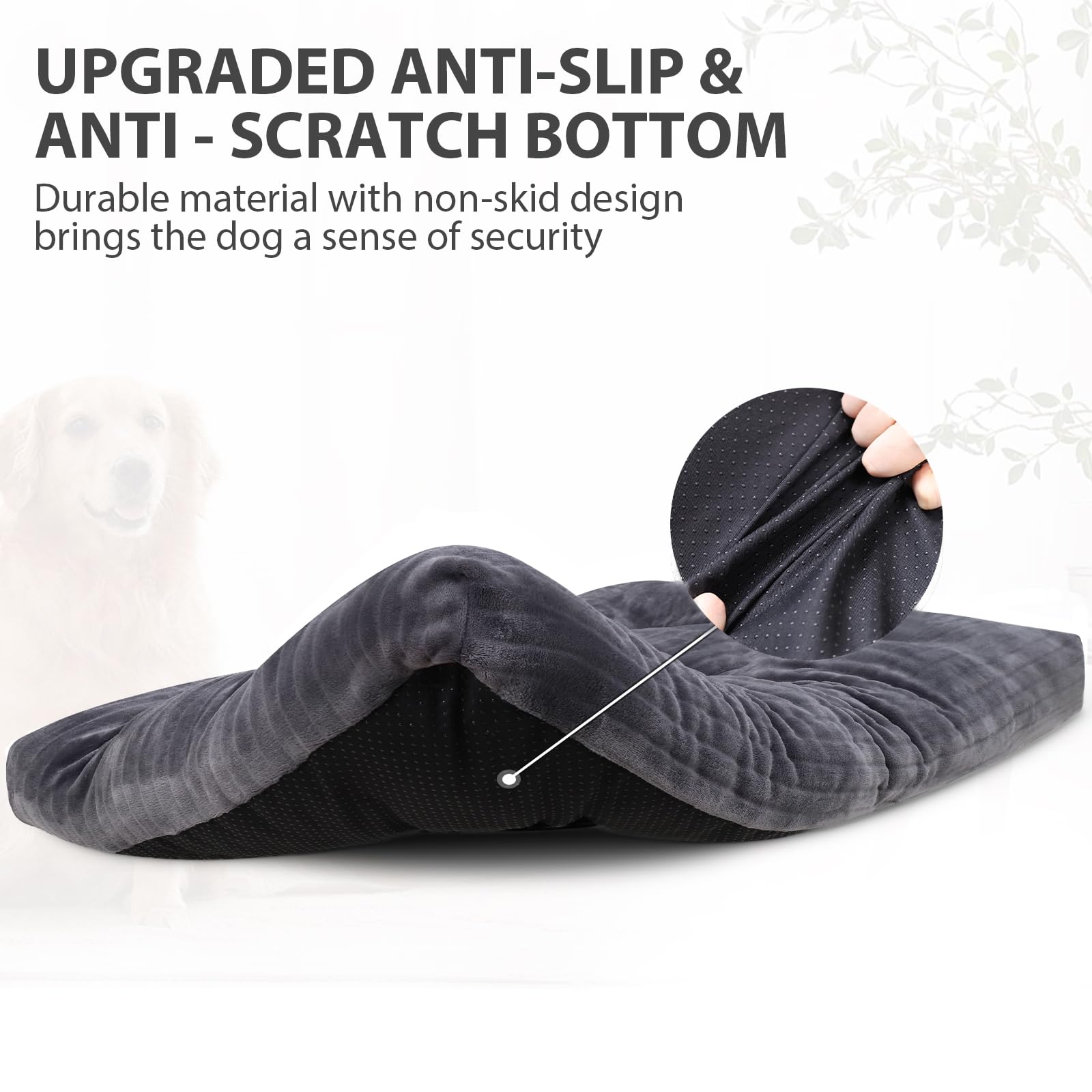 KSIIA washable kennel bed remains durable after machine washing