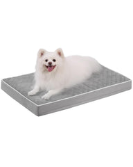 KSIIA orthopedic dog bed with egg crate foam for joint support