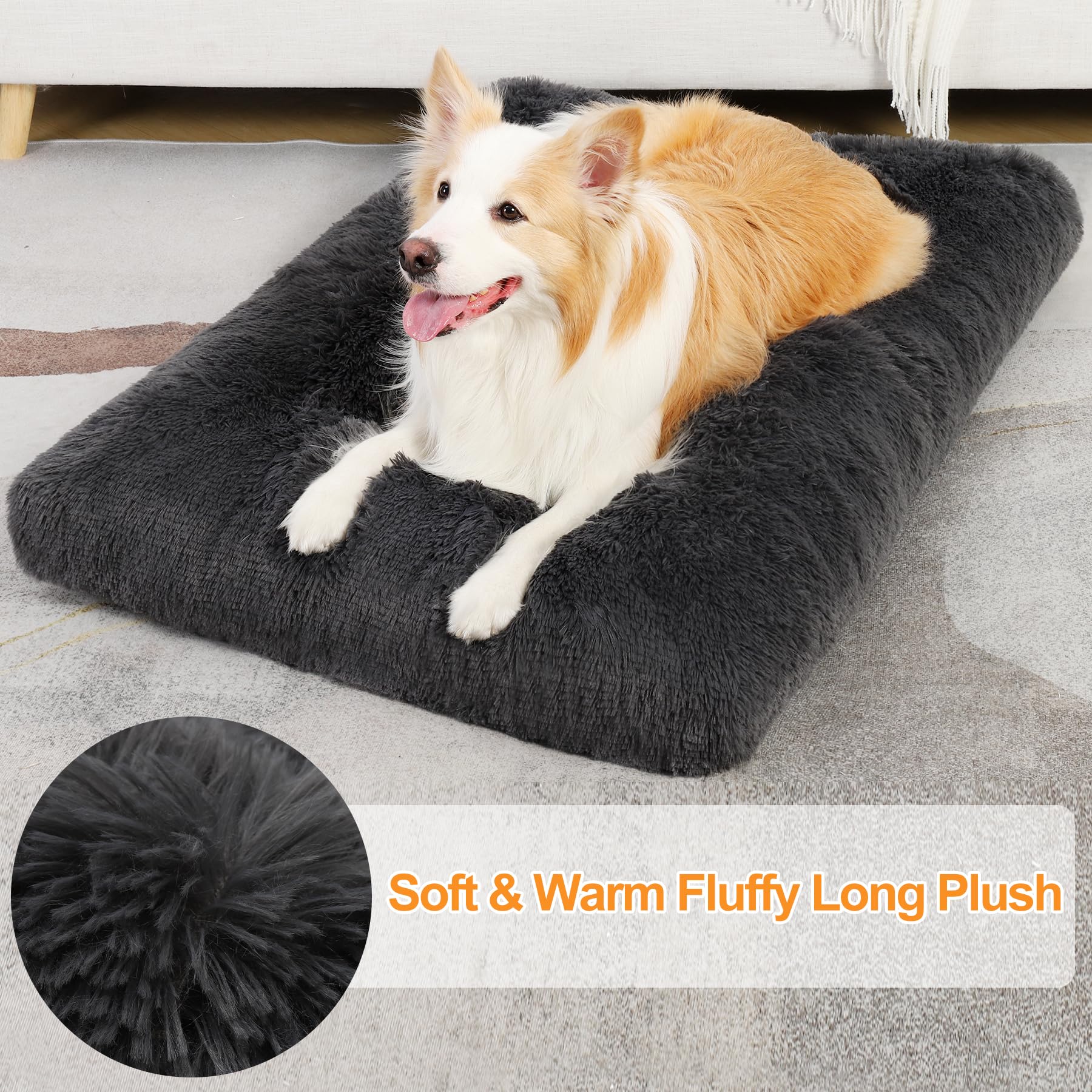 KSIIA anti-slip bottom keeps the bed secure in crates and on floors.