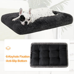 KSIIA dog crate bed machine-washable design simplifies cleaning while preserving shape.