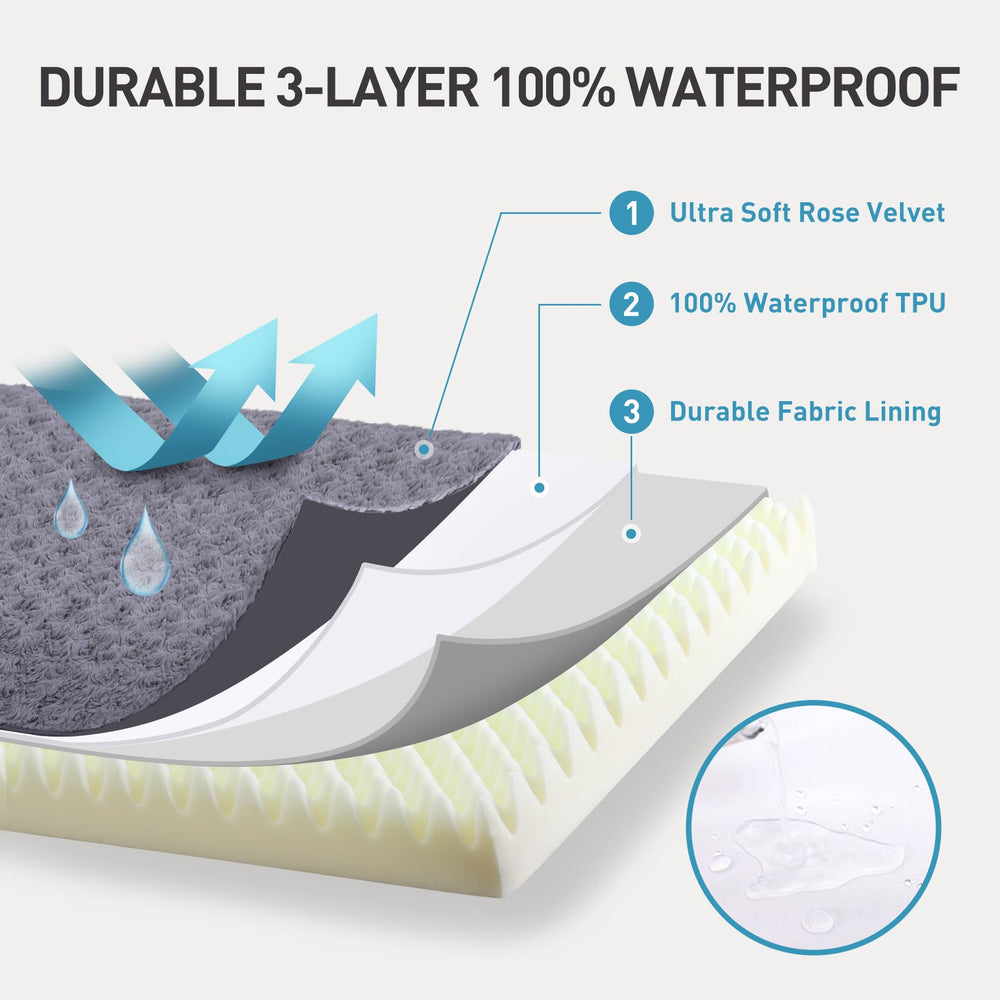 KSIIA removable cover with durable zipper for easy washing.