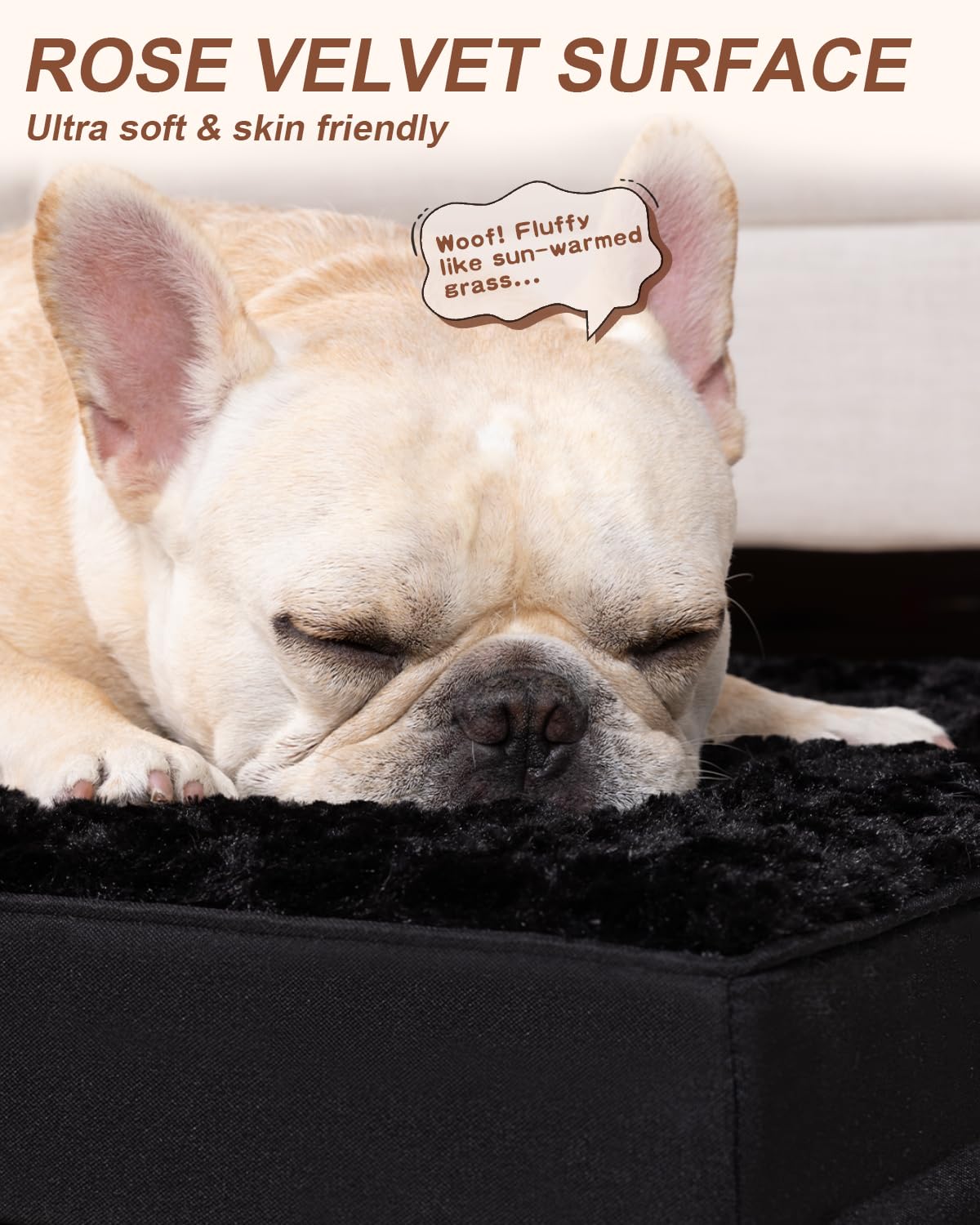 KSIIA dog crate bed egg crate foam for orthopedic support