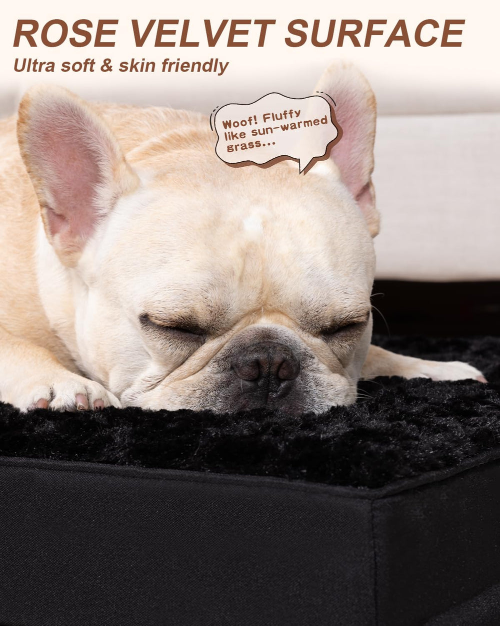 KSIIA dog crate bed egg crate foam for orthopedic support