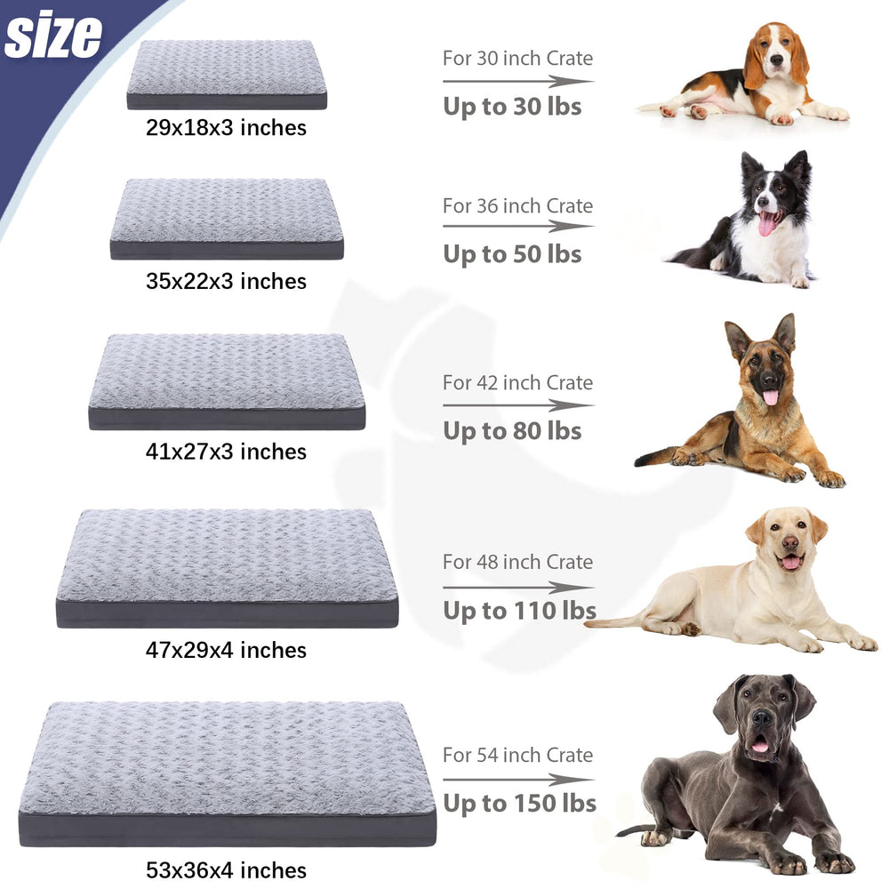 KSIIA dog crate bed ships vacuum-packed; simple pat and inflate for quick setup.
