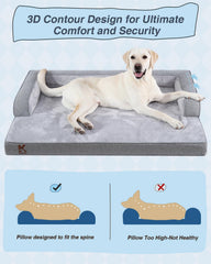 KSIIA elevated edge cushion acts as headrest and leverage for seniors