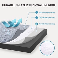 KSIIA middle TPU waterproof layer helps keep filling dry during accidents or spills.