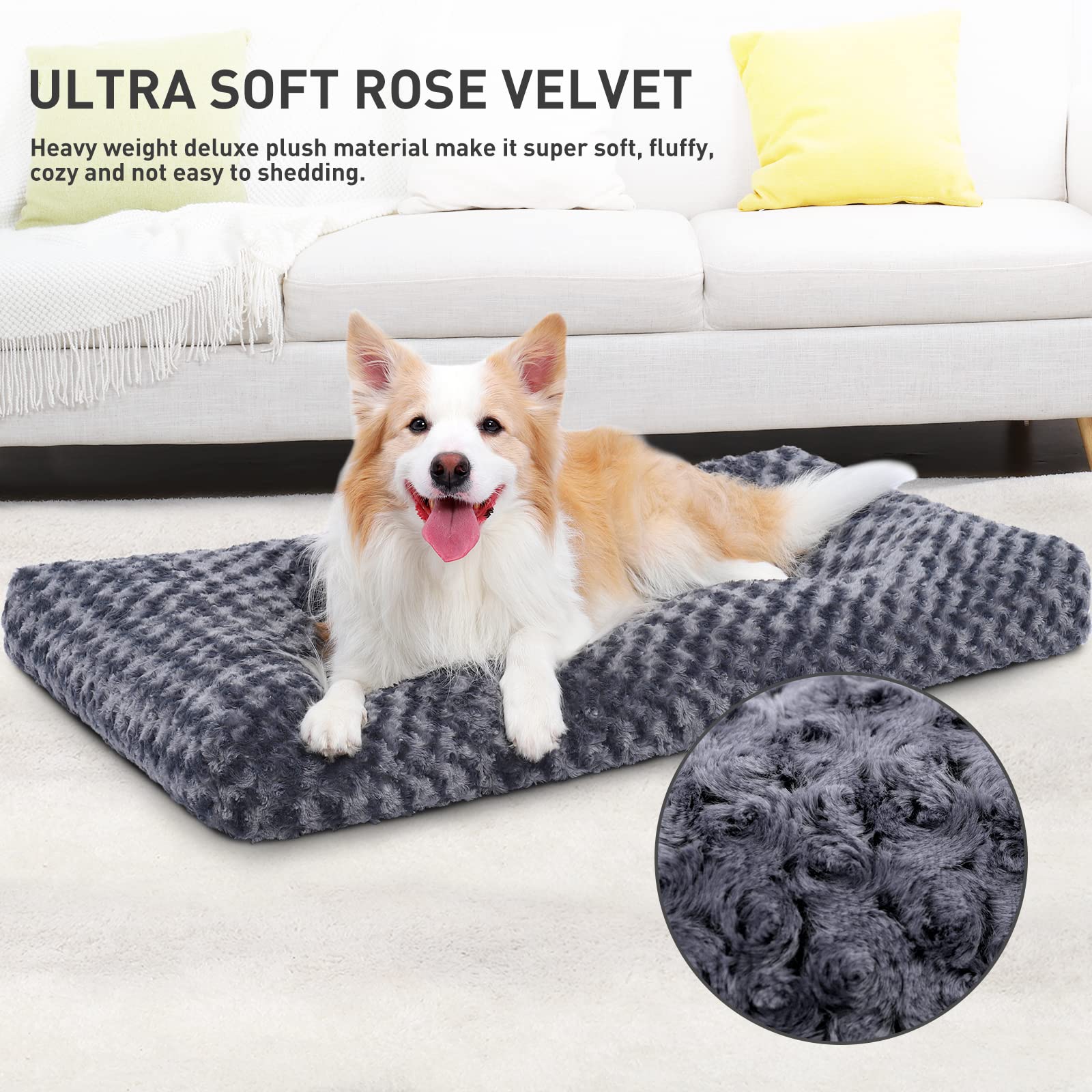 KSIIA non-slip bottom image shows secure placement on floors during pets' step-ins.