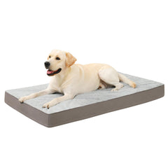 KSIIA orthopedic dog bed with egg crate foam supports joints and promotes restful sleep