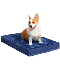 KSIIA orthopedic dog bed with egg crate foam supports joints for comfortable naps.