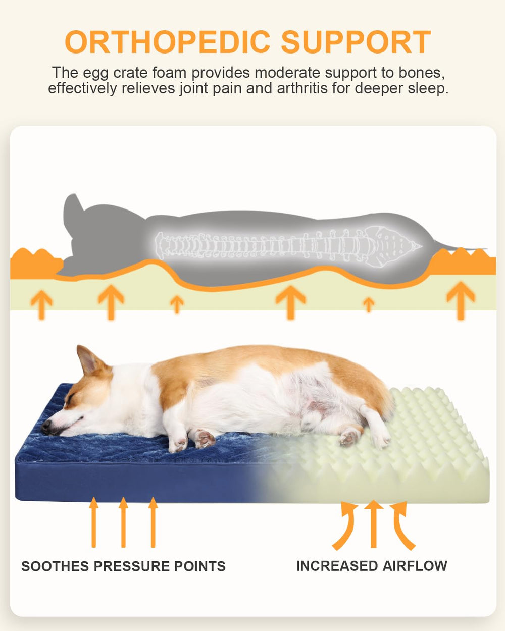 KSIIA bed waterproof layer image demonstrates liquid resistance and easy cleaning.