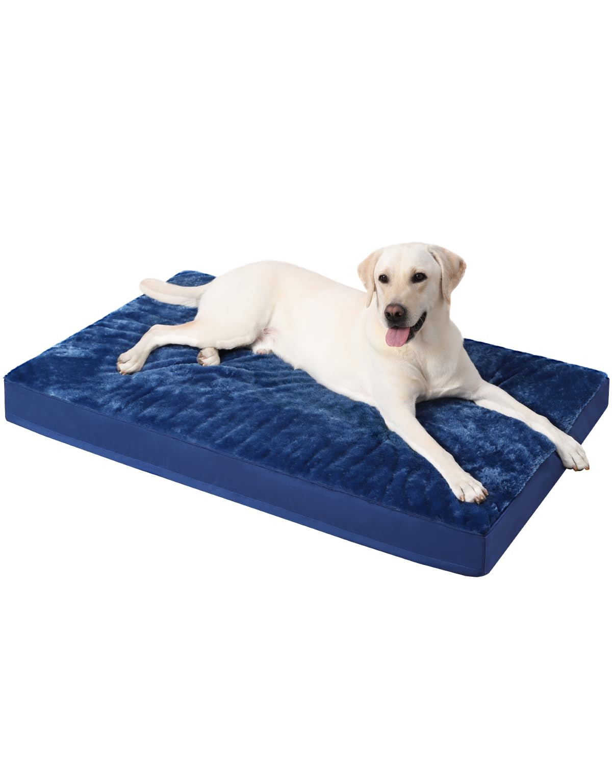 KSIIA orthopedic dog crate bed with egg crate foam for joint support and comfortable rest