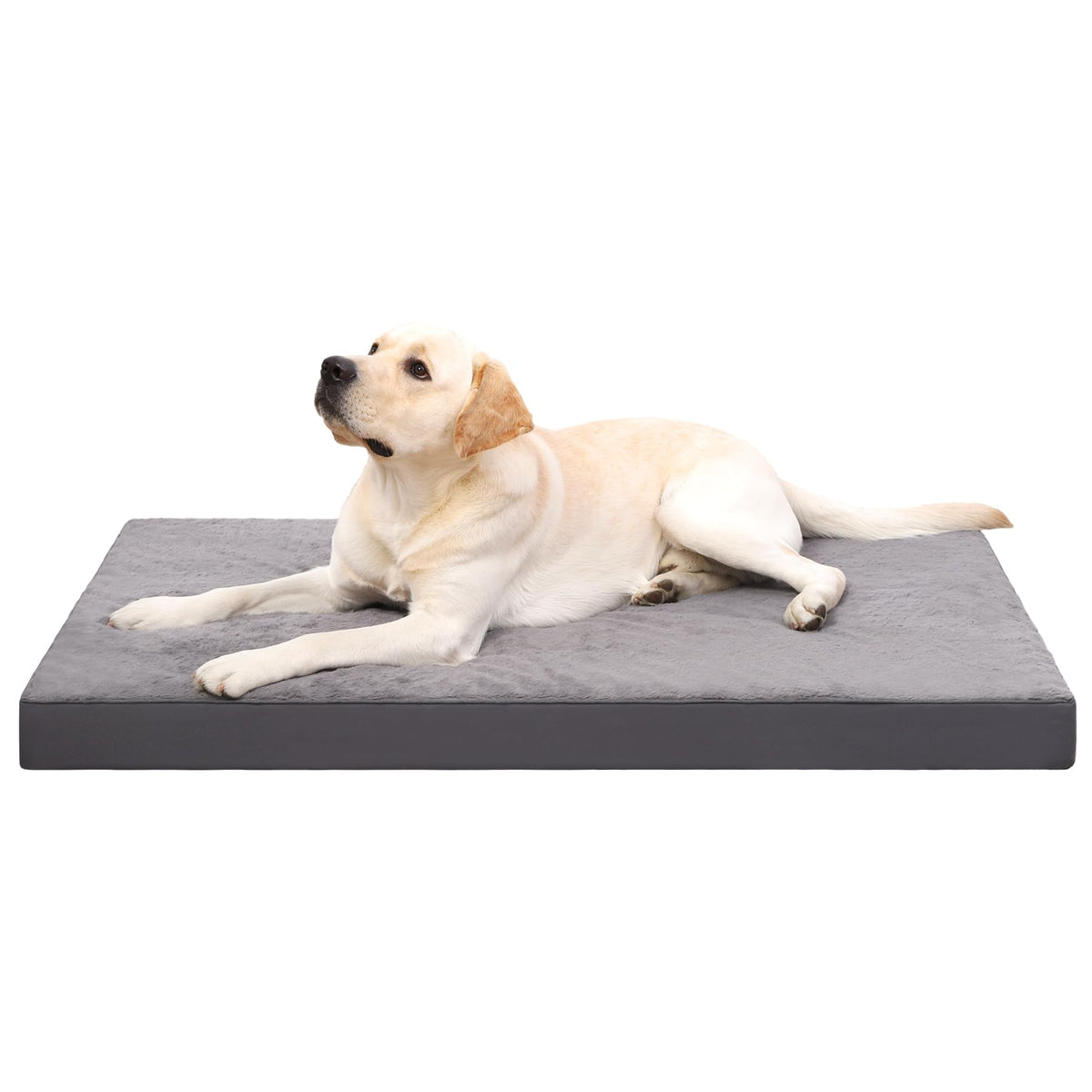KSIIA Orthopedic Dog Crate Bed egg crate foam supports joints during rest