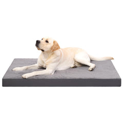 KSIIA Orthopedic Dog Crate Bed egg crate foam supports joints during rest