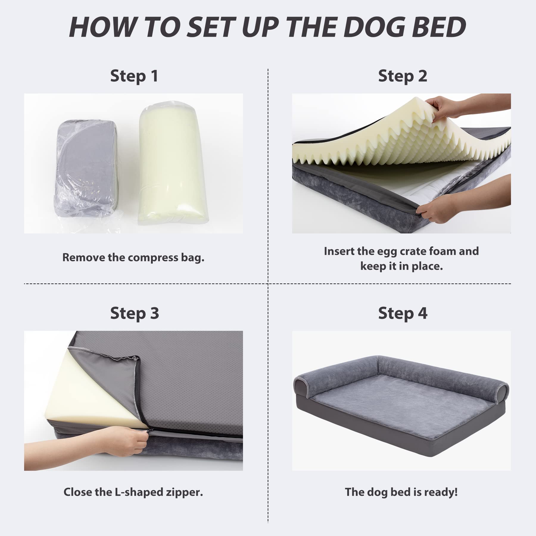 KSIIA removable machine-washable cover for simple care and maintenance