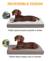 KSIIA two-sided design image shows plush warmth and cool Oxford fabric for year-round comfort