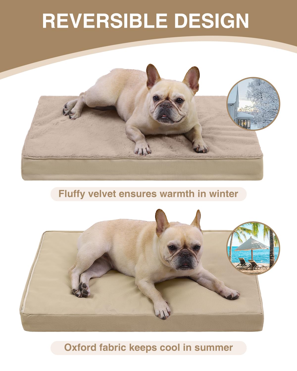 KSIIA two-sided plush velvet surface offers warm comfort