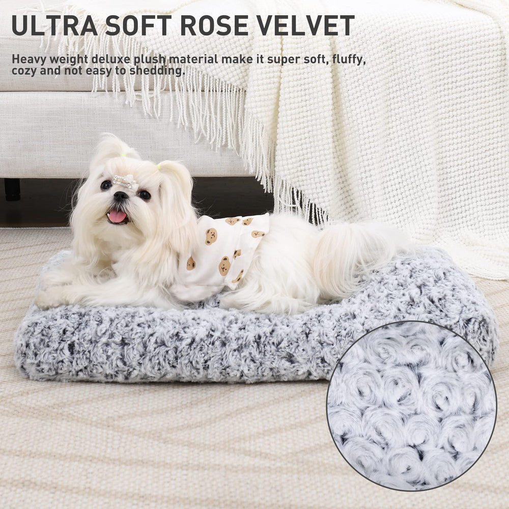 KSIIA deluxe plush rose velvet surface for calming naps
