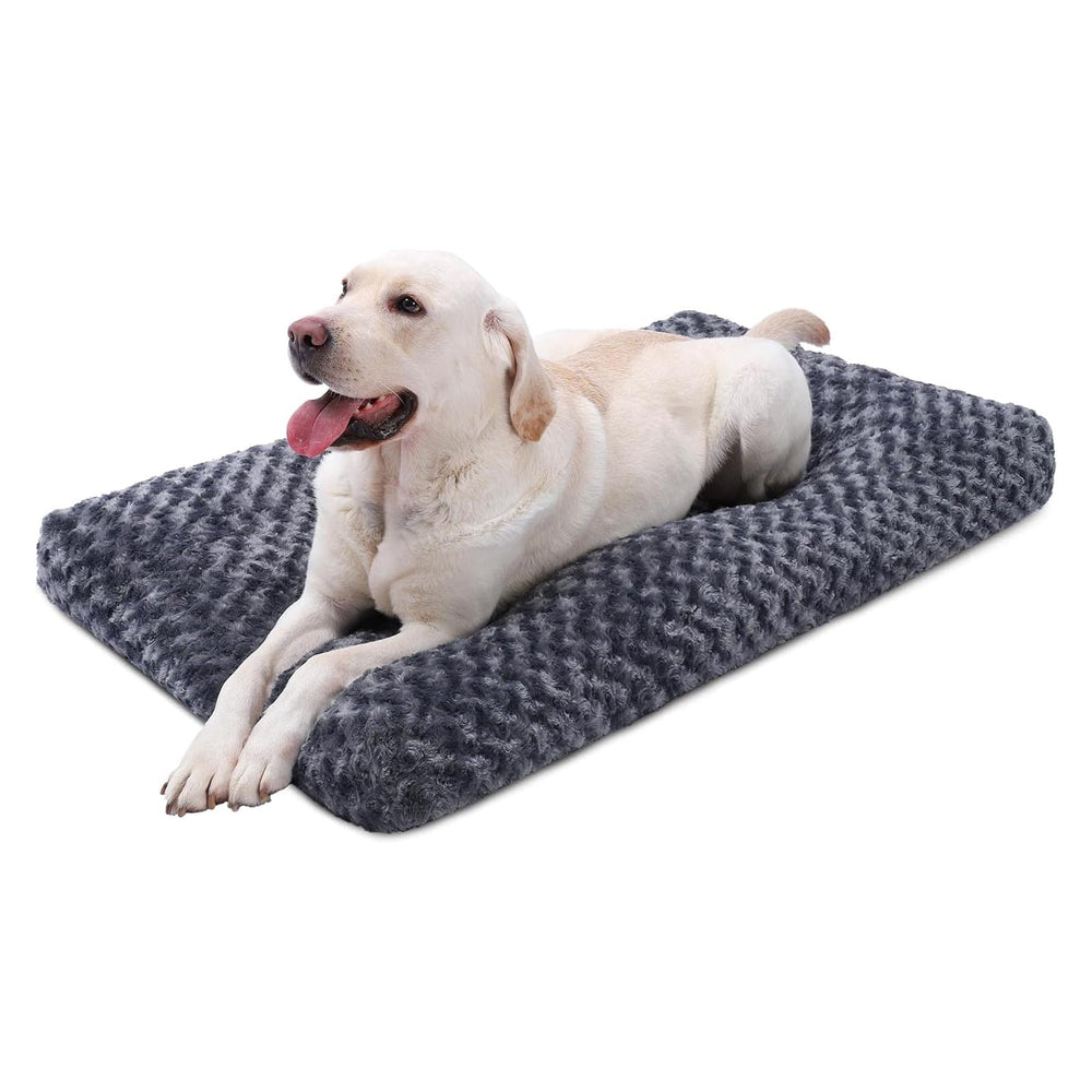KSIIA washable dog bed deluxe 41x27 cushion supports joints and is easy to clean.