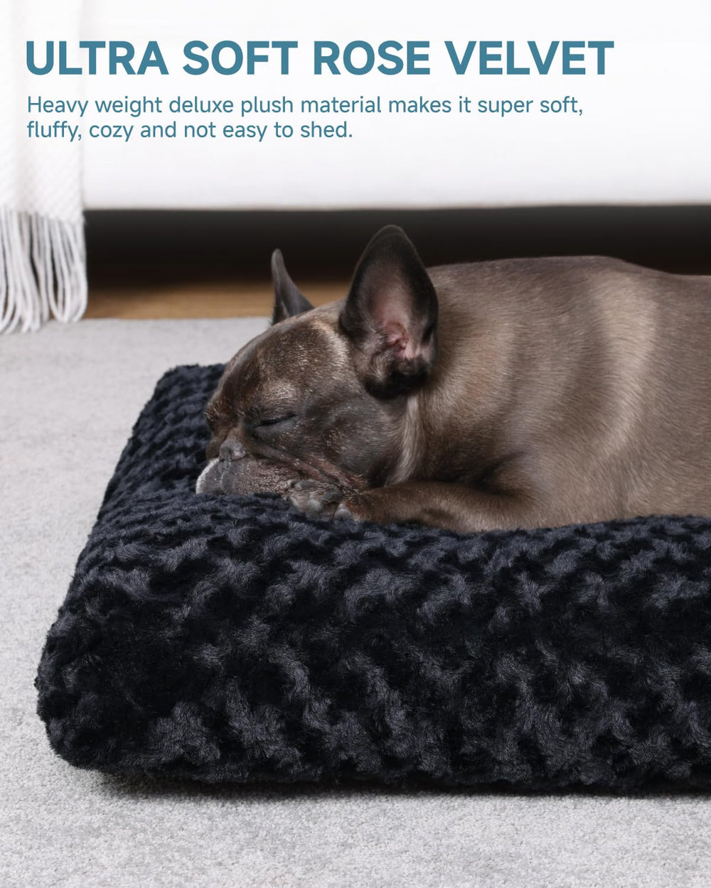 KSIIIA Rose Velvet close-up highlighting ultra-soft plush for cozy naps