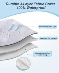 KSIIA Orthopedic bed edge cushion supports aging joints and helps dogs rise safely.