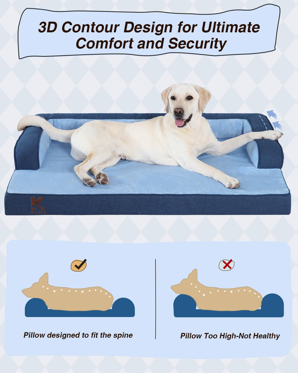 KSIIA waterproof removable cover demonstrates easy cleaning and hygiene.