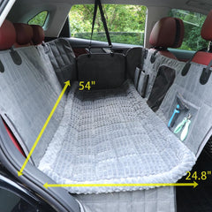 Ksiliup backseat dog bed non-slip bottom keeps upholstery secure