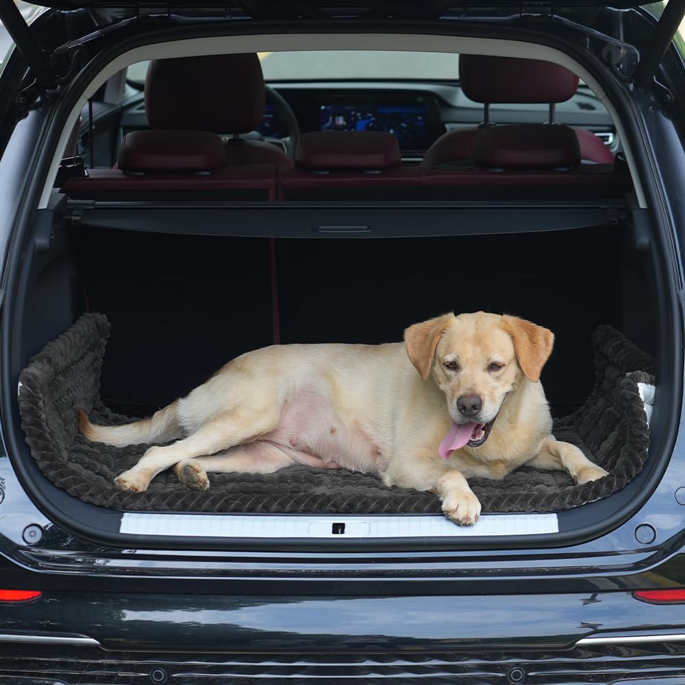 Ksiliup non-slip bottom dog bed car seat pad prevents slipping for safer rides.