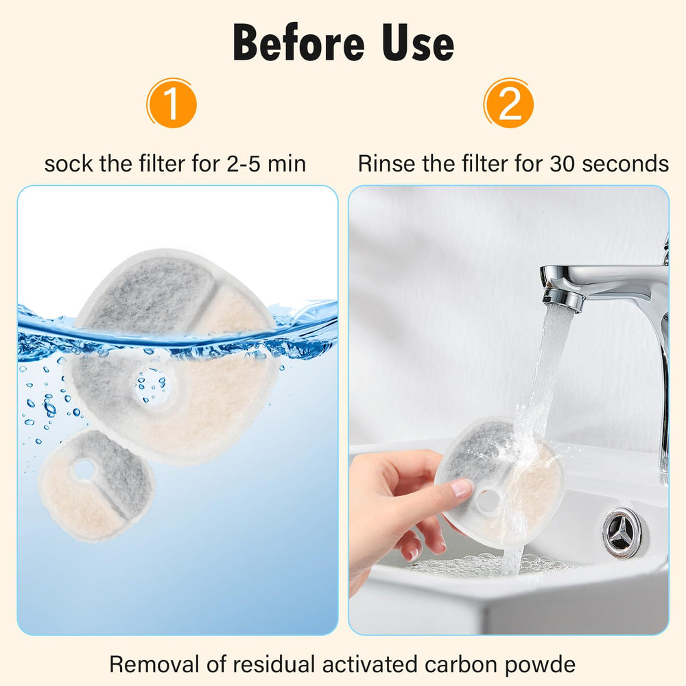 KTNAid rinse-before-use instruction ensures cleaner water.