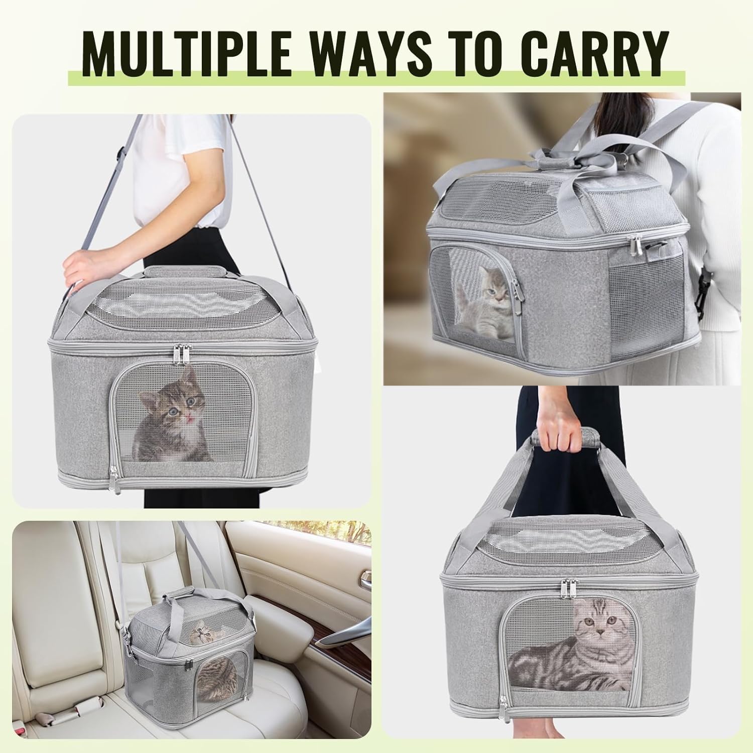 KTSOLRA full-access openings enable pet interaction and easy cleaning.