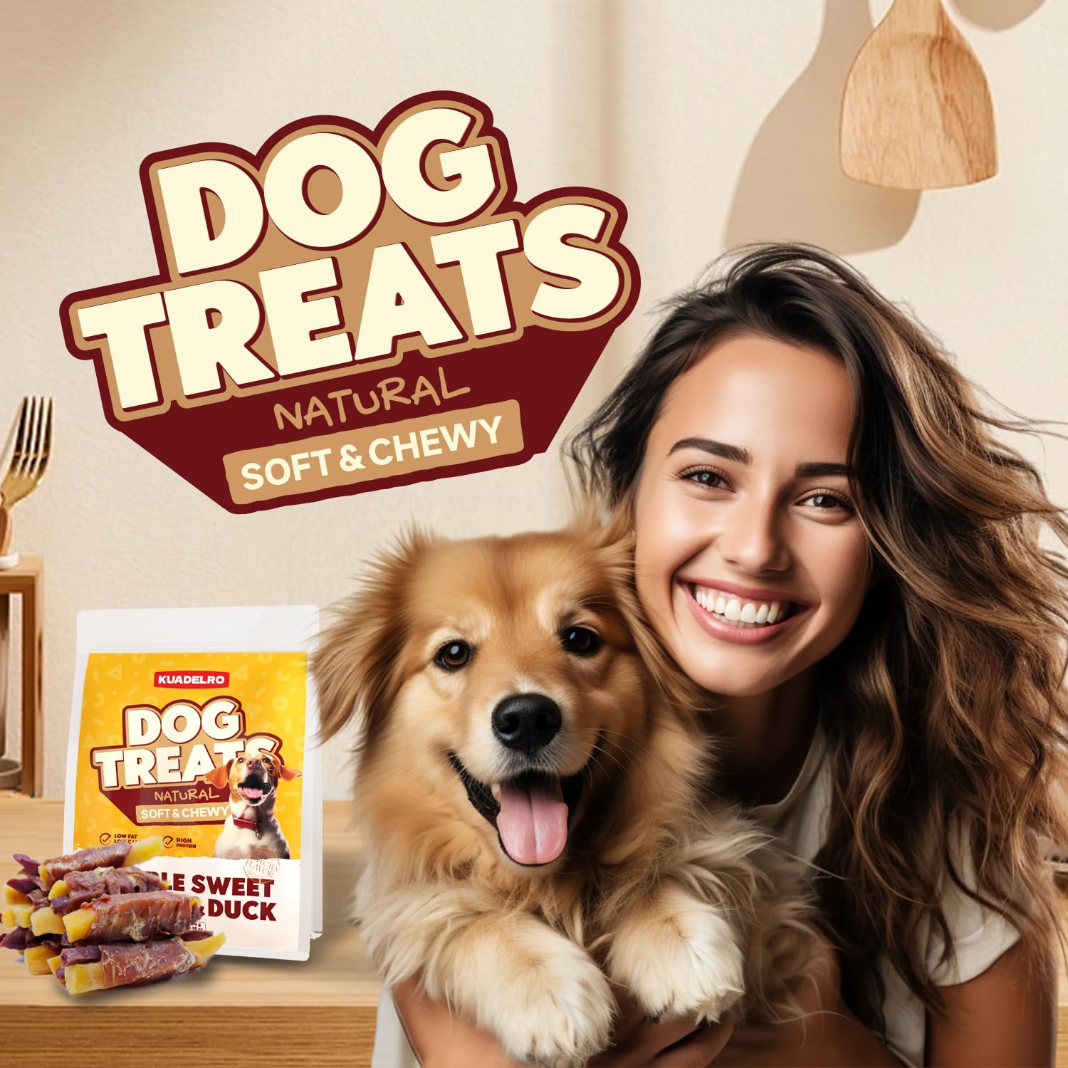 KUADELRO packaged-10-54oz-treats-display shows convenient daily rewards.