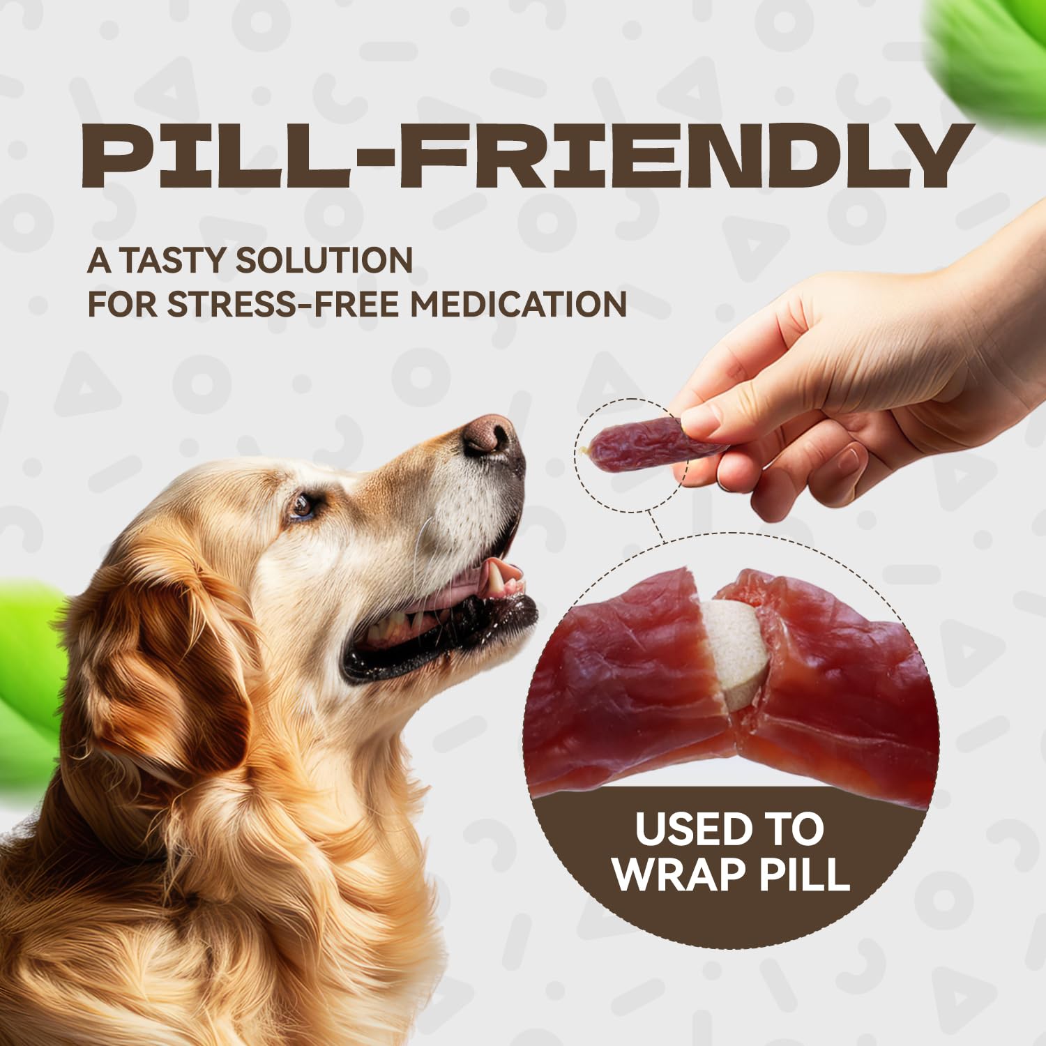 KUADELRO senior dogs treats soft and chewy for easy meals.