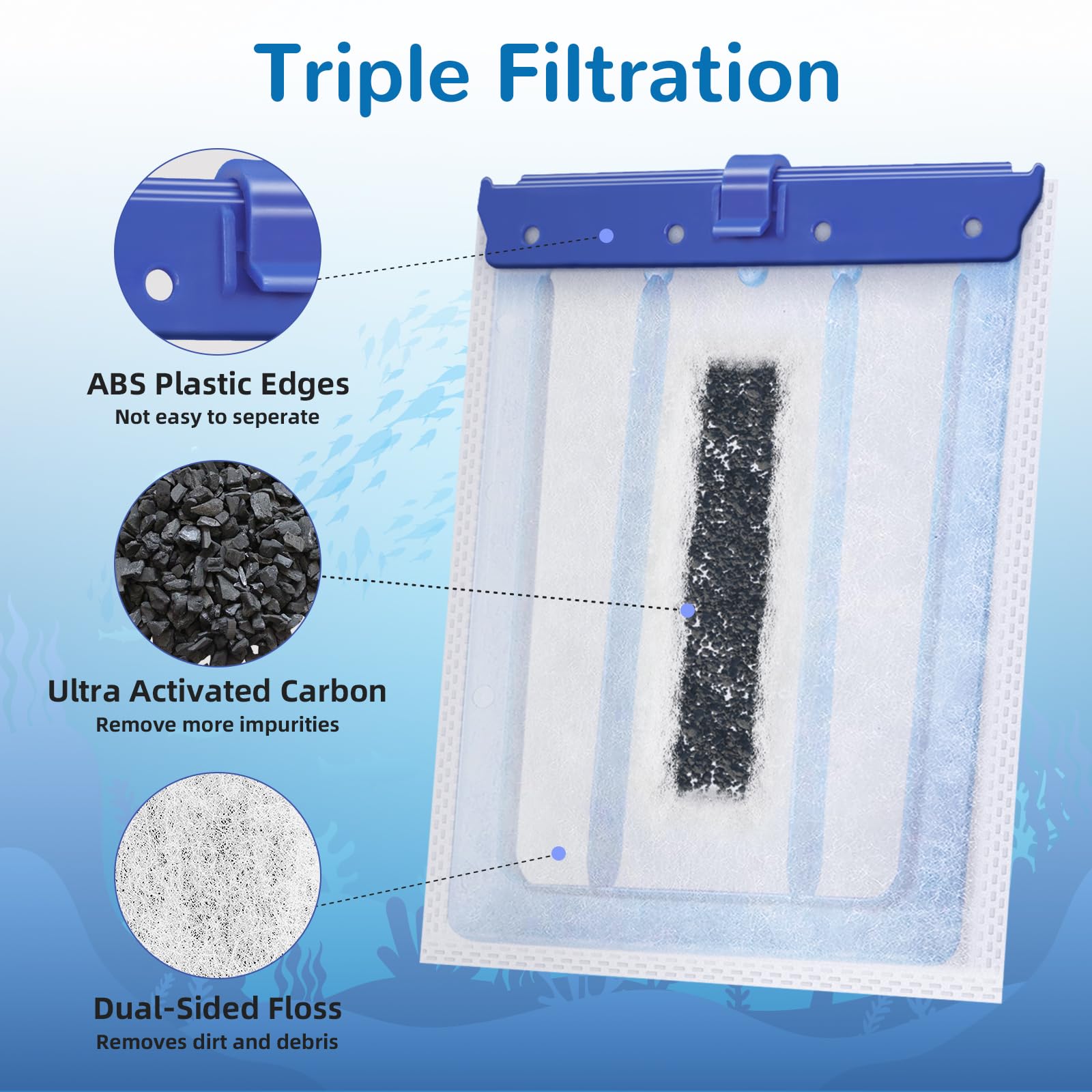 Kucbraly dense mesh cartridge captures debris for clearer water