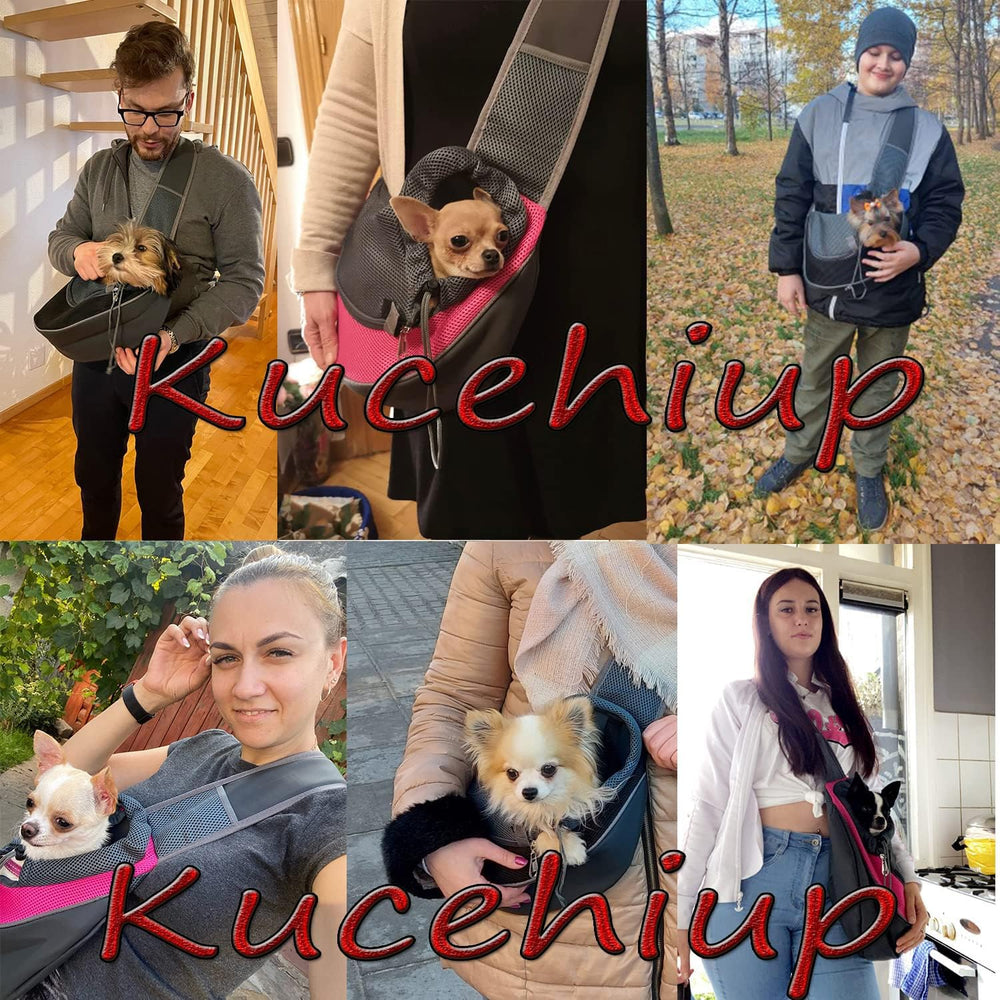 Kucehiup breathable mesh detail improves airflow for pet comfort