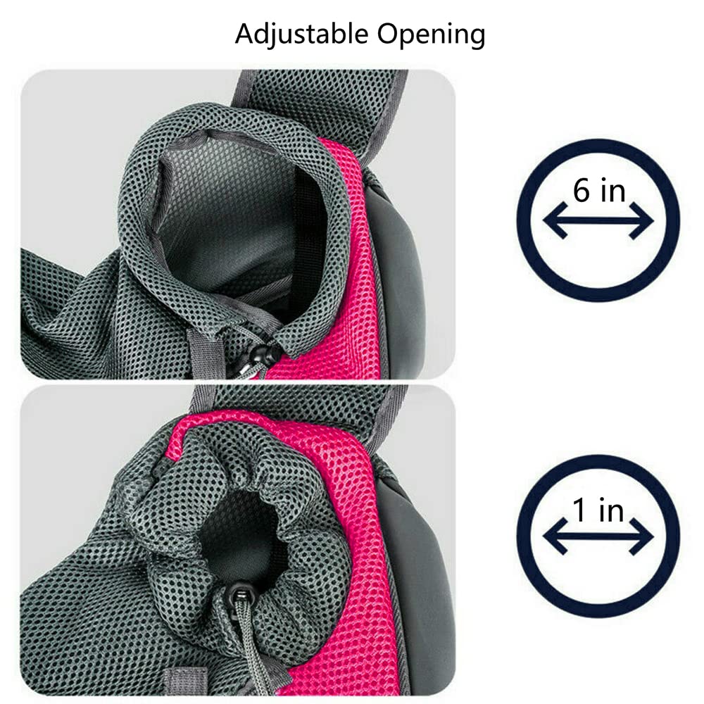 Kucehiup adjustable shoulder strap fits different pet sizes comfortably