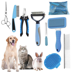 KUEIOX dog brush self-cleaning design for quick shedding cleanup