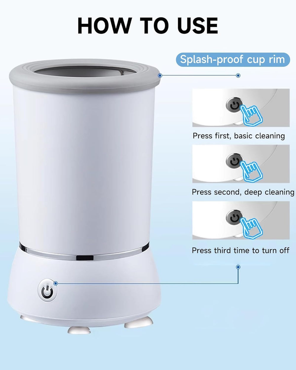 KUEIOX paw cleaner fits most small to medium dogs and cats