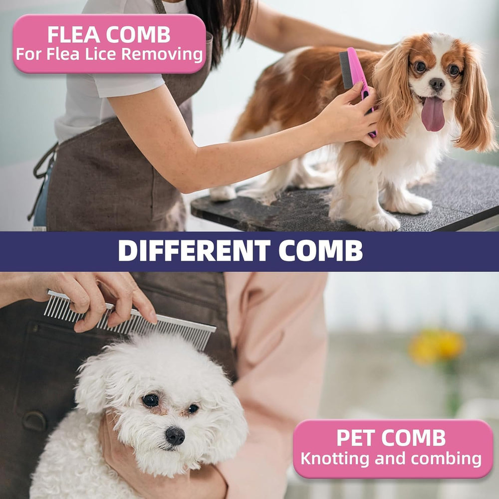 KUEIOX flea comb checks for pests during grooming