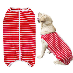 Kukaster Pet dog recovery suit full-body view showing coverage and comfort