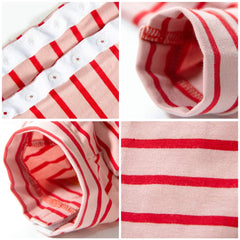Kukaster Pet recovery suit soft breathable cotton fabric keeps your pup comfortable.